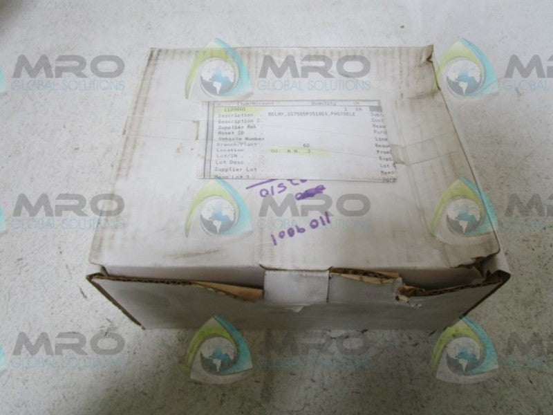 GENERAL ELECTRIC 3S7505PS510E6 PHOTOELECTRIC INCANDESCENT  NSMP