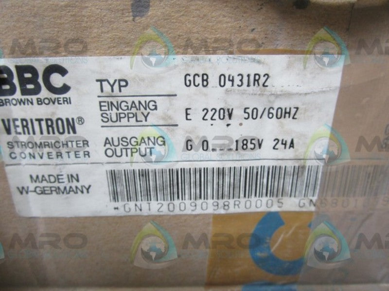BBC GCB-0431R2 CONVETER  NSMP