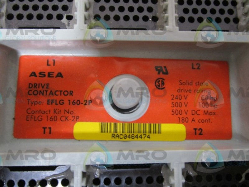 ASEA EILG160-2P CONTACTOR  NSMP