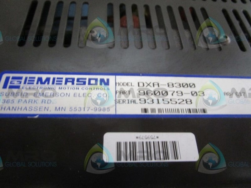 EMERSON DXA-8300 SERVO DRIVE  UNMP