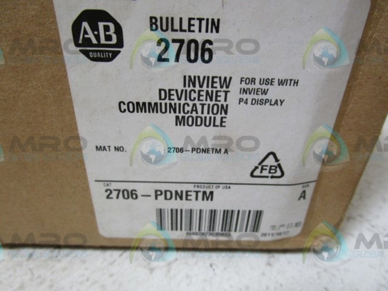 INDUSTRIAL SPARE PART 2706-PDNETM SER. A COMMUNICATION MODULE  NSMP