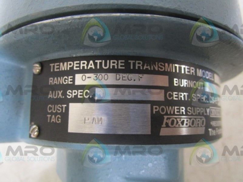 FOXBORO 893RA-QFLS012 TEMPERATURE TRANSMITTER  NSNP