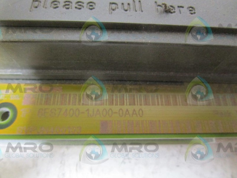 SIEMENS 6ES7400-1JA00-0AA0 EXPANSION RACK  UNMP
