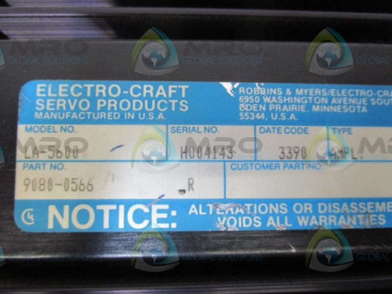 ELECTRO-CRAFT LA-5600 SERVO DRIVE  UNMP