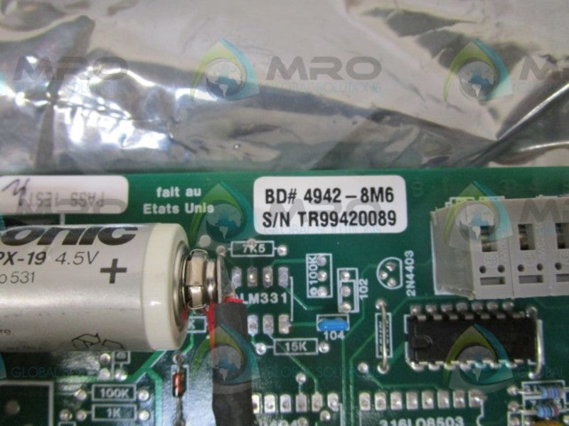MEDAR 4942-8M6 CONTROL BOARD  NSNP