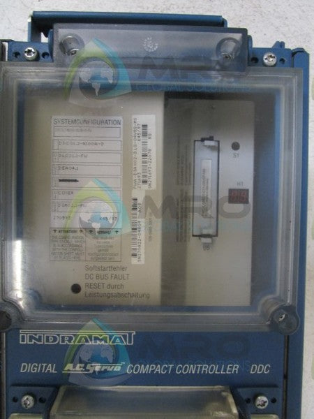 INDRAMAT DDC01.2-N100A-DL08-01-FW SERVO COMPACT CONTROLLER  UNMP