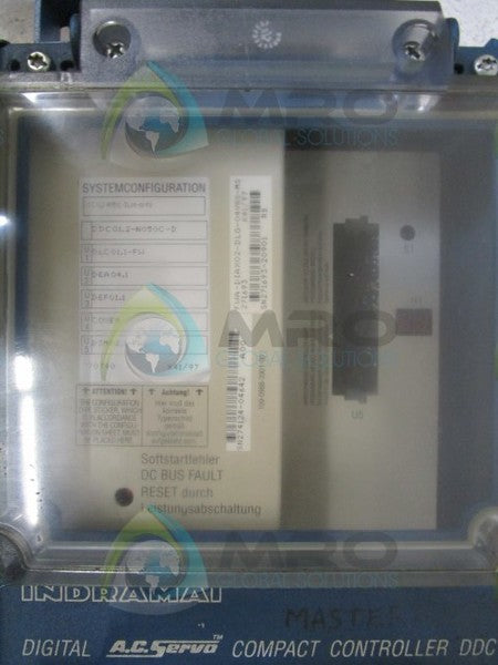 INDRAMAT DDC01.2-N050C-DL04-01-FW SERVO COMPACT CONTROLLER  UNMP