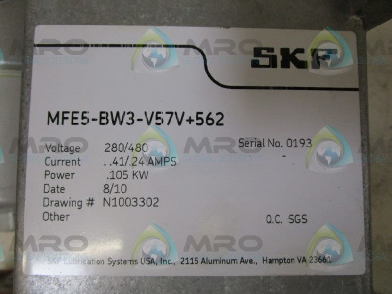 SKF MFE5-BW3-V57V NSNP
