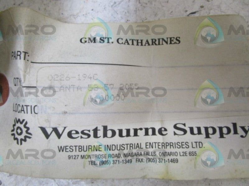 WESTBURNE 0226-194C  UNMP