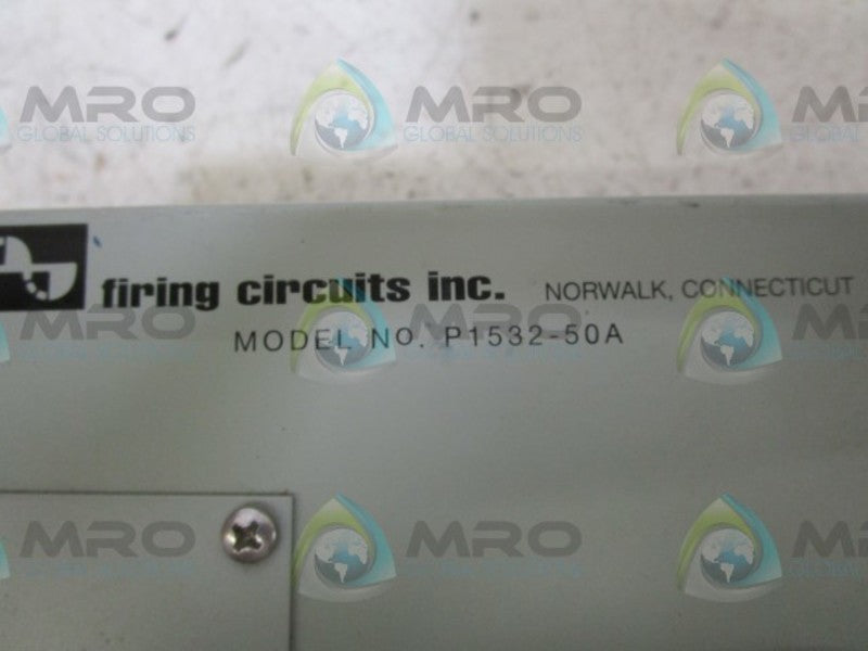 FIRING CIRCUITS P1532-50A DC METER MODULE  NSNP