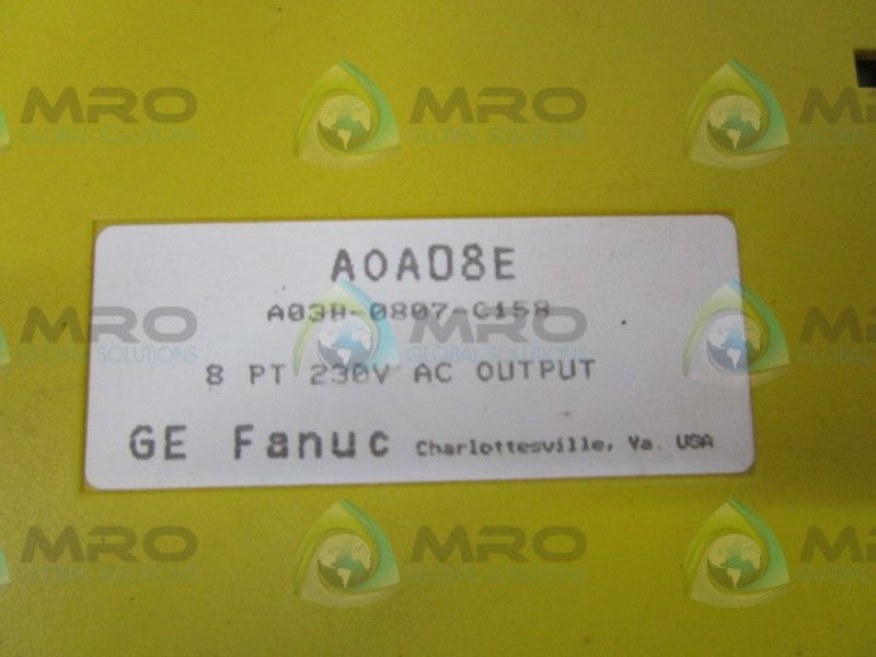 FANUC A03B-0807-C158 OUTPUT MODULE (AS PICTURED)  UNMP