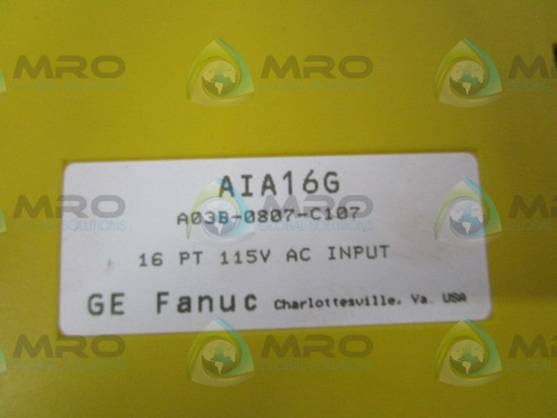 FANUC A03B-0807-C107 INPUT MODULE UNMP
