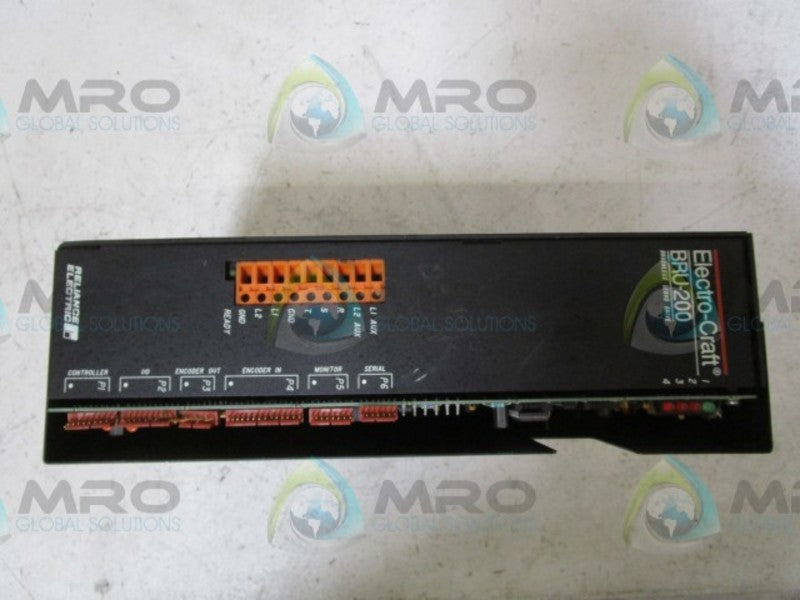 RELIANCE ELECTRIC BRU-200 DM-30 9101-1133 SERVO DRIVE (AS PICTURED)  UNMP