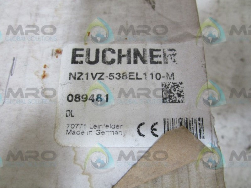 EUCHNER NZ1VZ-538EL110-M SAFETY SWITCH (AS PICTURED)  NSMP