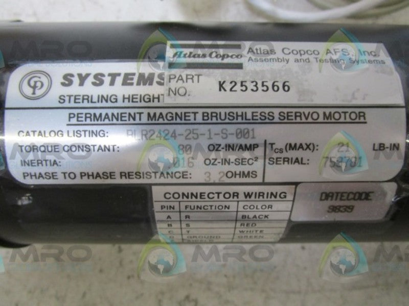 ATLAS COPCO BLR2424-25-1-S-001 NSMP