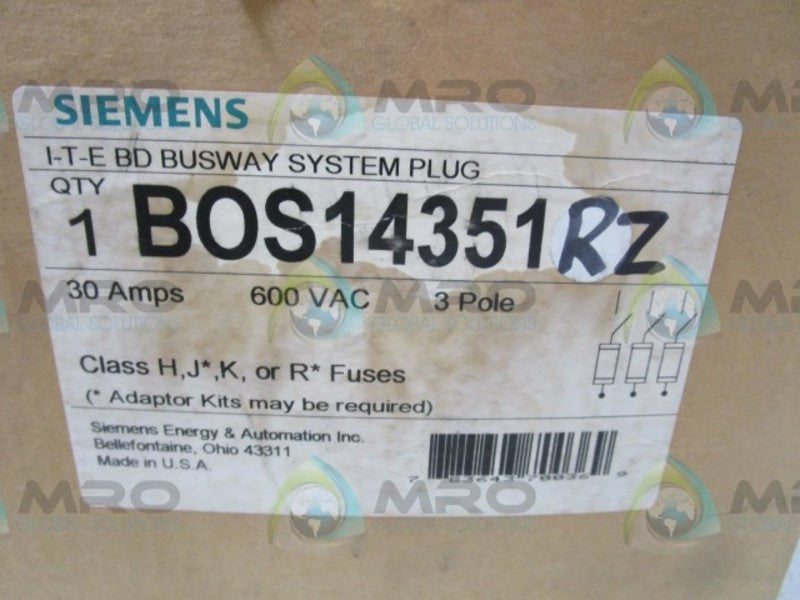 SIEMENS BOS14351RZ NSMP