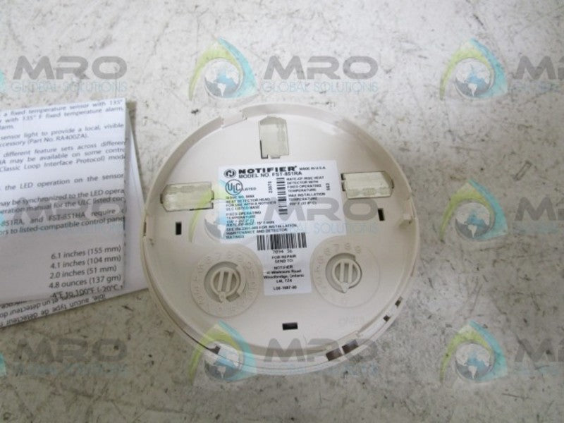NOTIFIER FST-851RA THERMAL DETECTOR  NSMP