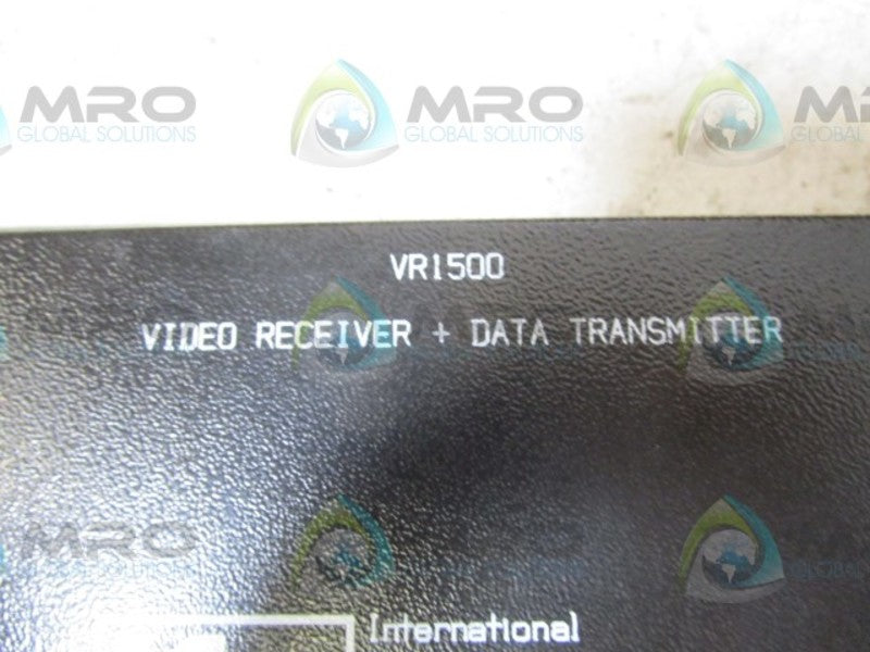 INTERLOGIX VR1500 VIDEO TRANSMITTER /DATA RECEIVER  UNMP