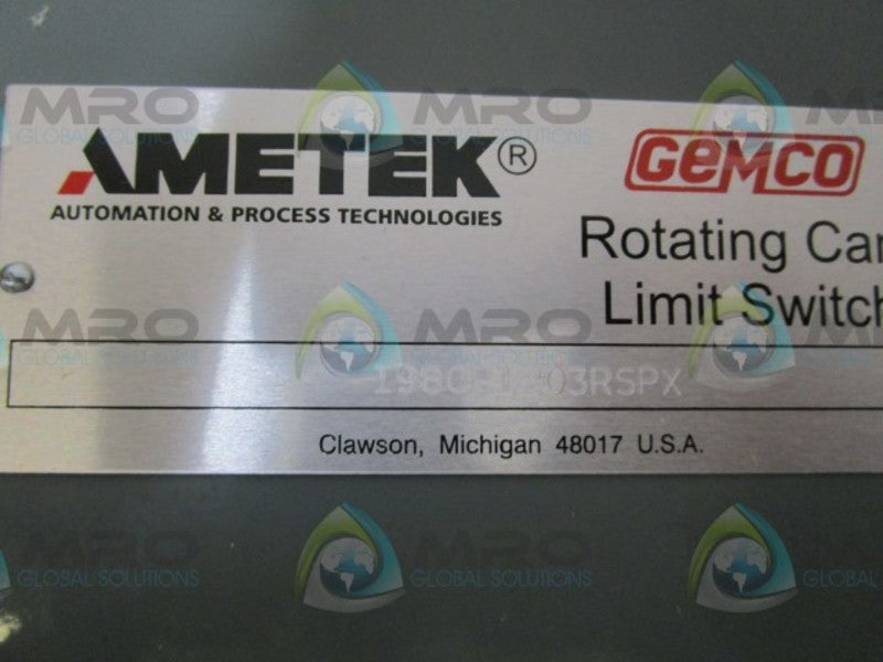 AMETEK 1980R1203RSPX LIMIT SWITCH  NSNP
