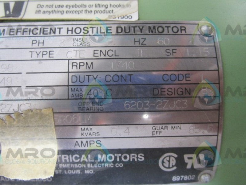 US MOTORS H302A-50-X05X095R061M MOTOR  NSMP