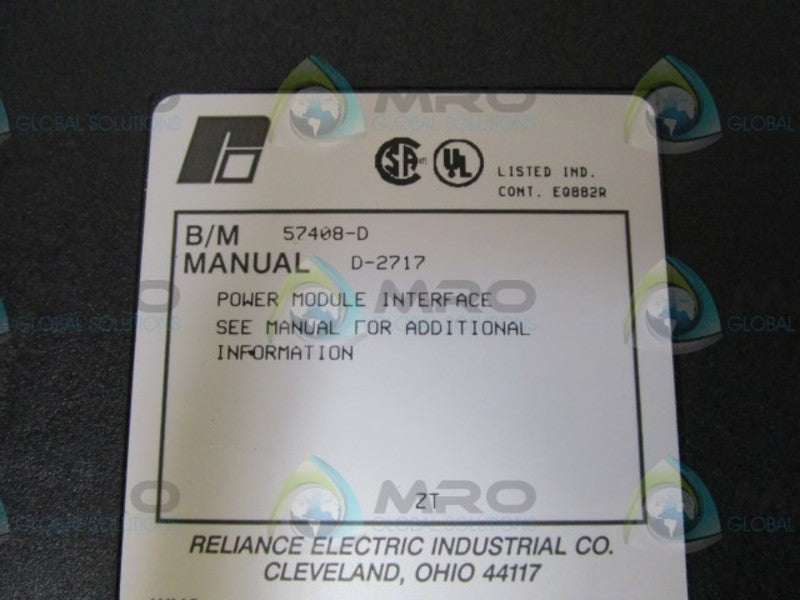 RELIANCE 57408-D POWER MODULE  NSMP