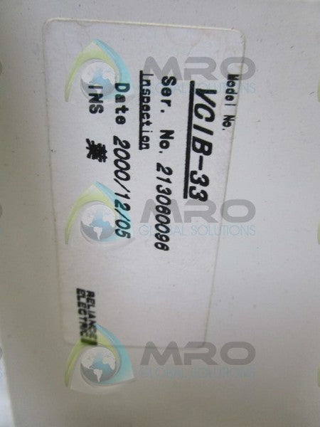 RELIANCE VCIB-33 DRIVE INVERTER  UNMP