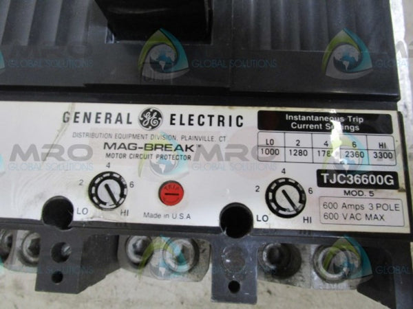 GENERAL ELECTRIC TJC36600G CIRCUIT BREAKER  UNMP