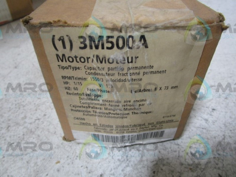 DAYTON 3M500A MOTOR  NSMP