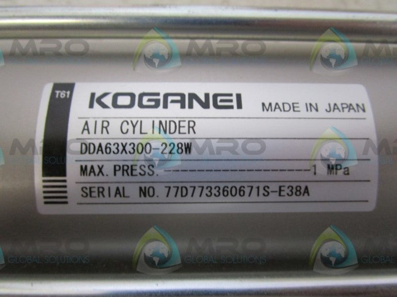 KOGANEI DDA63X300-228W AIR CYLINDER  NSNP