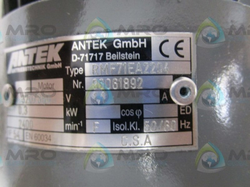 ANTEK RMF71EA2204 MOTOR  NSNP