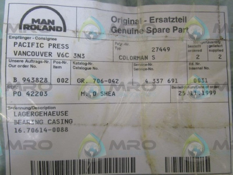 MAN ROLAND 706-042  NSNP