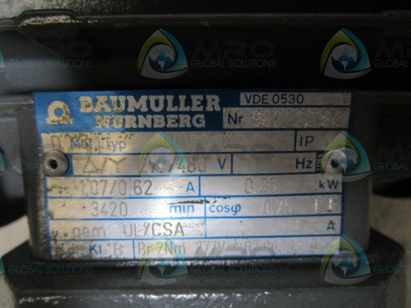 BAUMULLER ODFG 63-2 MOTOR  NSNP