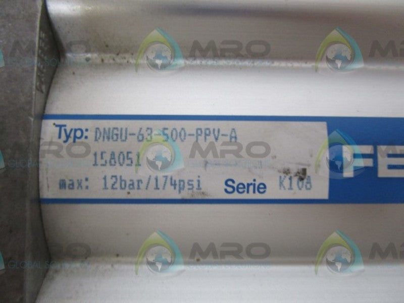 FESTO DNGU-63-500-PPV-A CYLINDER  NSNP