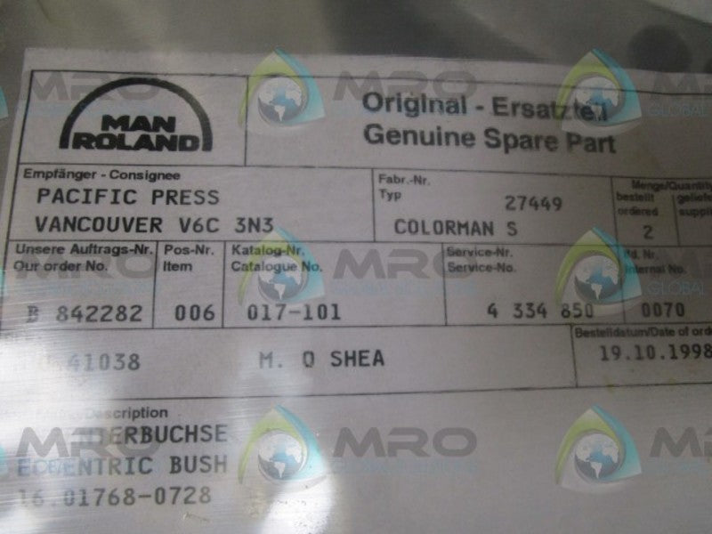 MAN ROLAND 017-101  NSNP