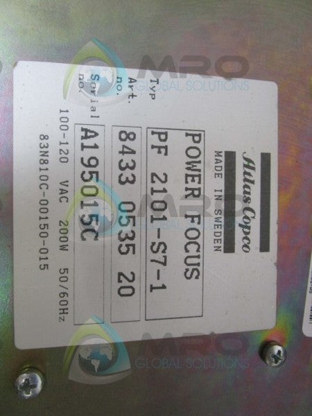 ATLAS COPCO PF2101-S7-1 SERVO CONTROL  UNMP