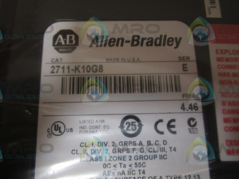 ALLEN BRADLEY 2711-K10G8 SER. E FRN 4.46  NSMP