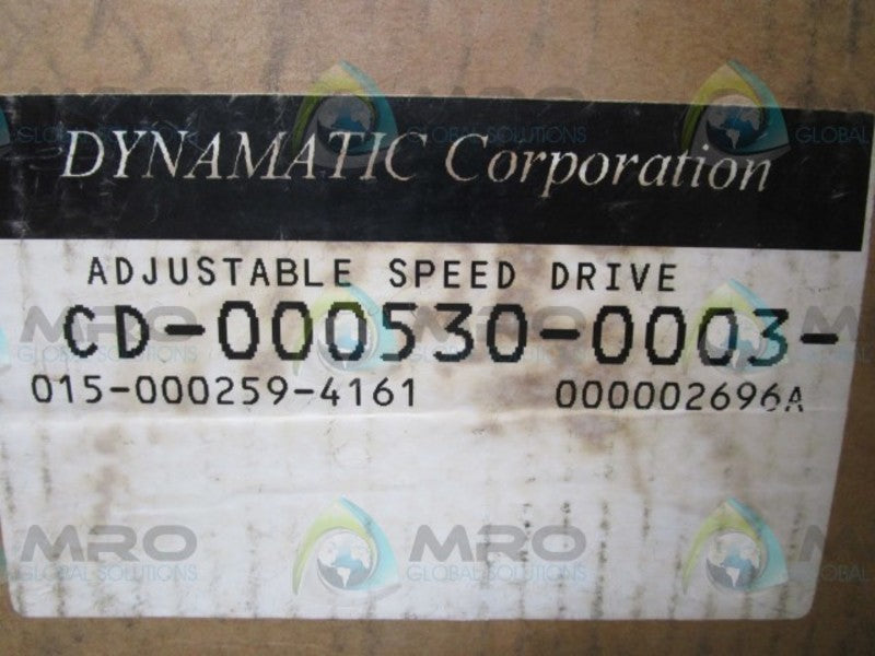 DYNAMATIC 15-000259-4161 SPEED DRIVE  NSMP
