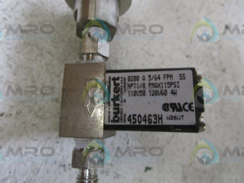 BURKERT 450463H SOLENOID VALVE (AS PICTURED)  NSNP