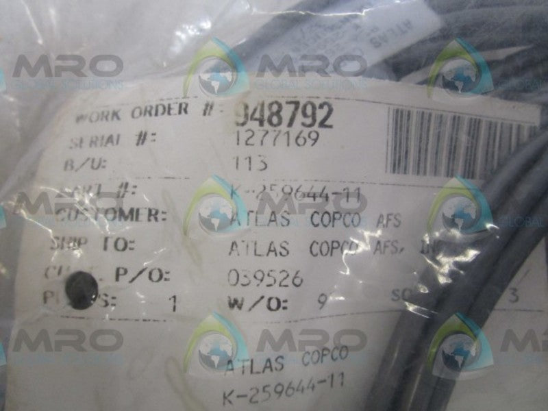 ATLAS COPCO K-259644-11 TRANSDUCER CABLE  NSMP