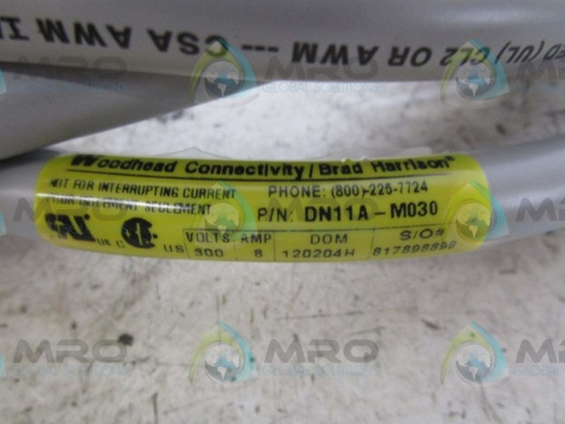 DANIEL WOODHEAD DN11A-M030 CABLE ASSEMBLY  NSNP