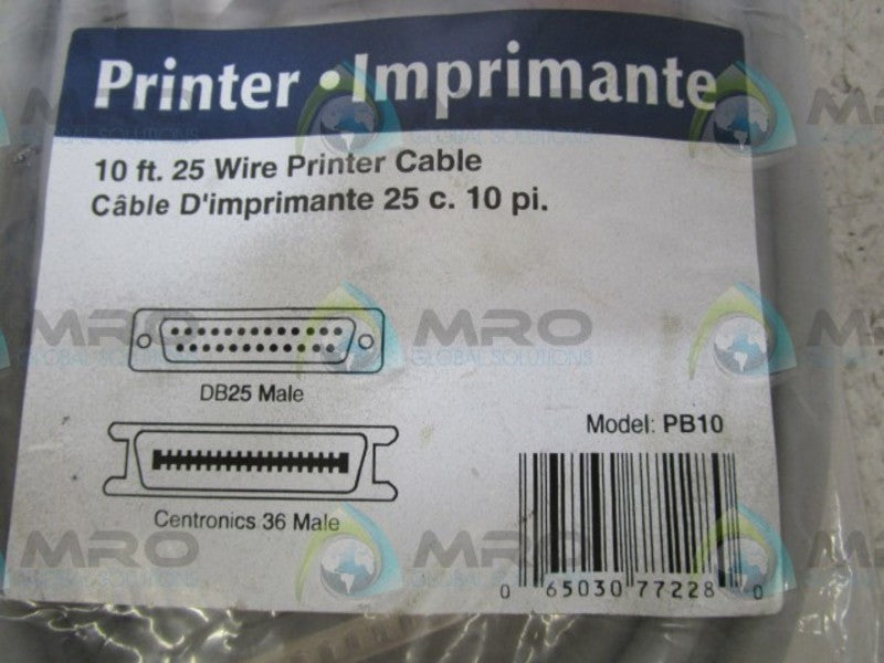 STARTECH PB10 PRINTER CABLE  NSMP