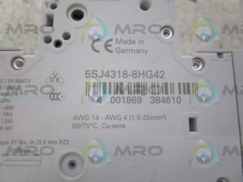 SIEMENS 5SJ4318-8HG42  NSNP
