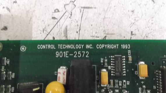 CONTROL TECHNOLOGY 901E-2572 BOARD * USED *