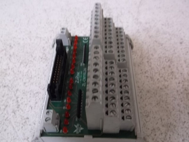 AUTOMATION ZIP LINK ZL-CM16L24 CONNECTOR MODULE W/LED 24VDC  NSNP