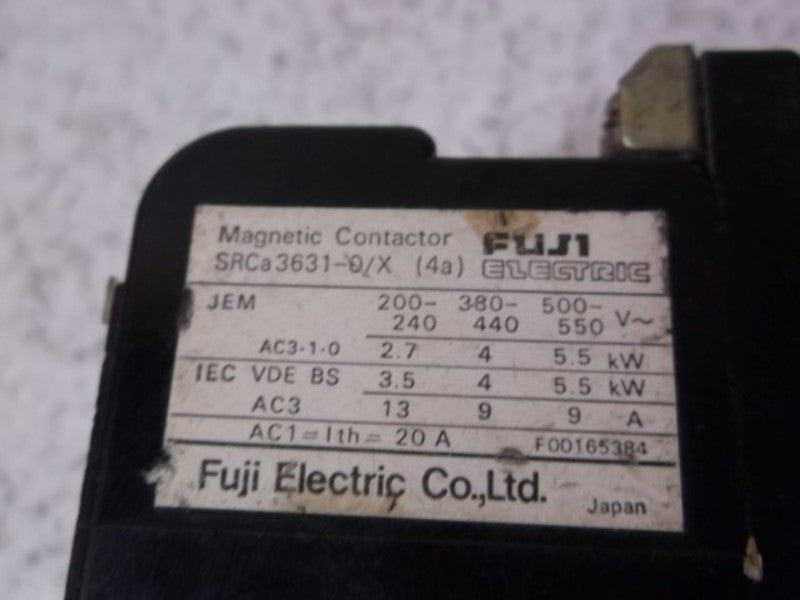 FUJI SRCA3631-0/X MAGNETIC CONTACTOR  UNMP