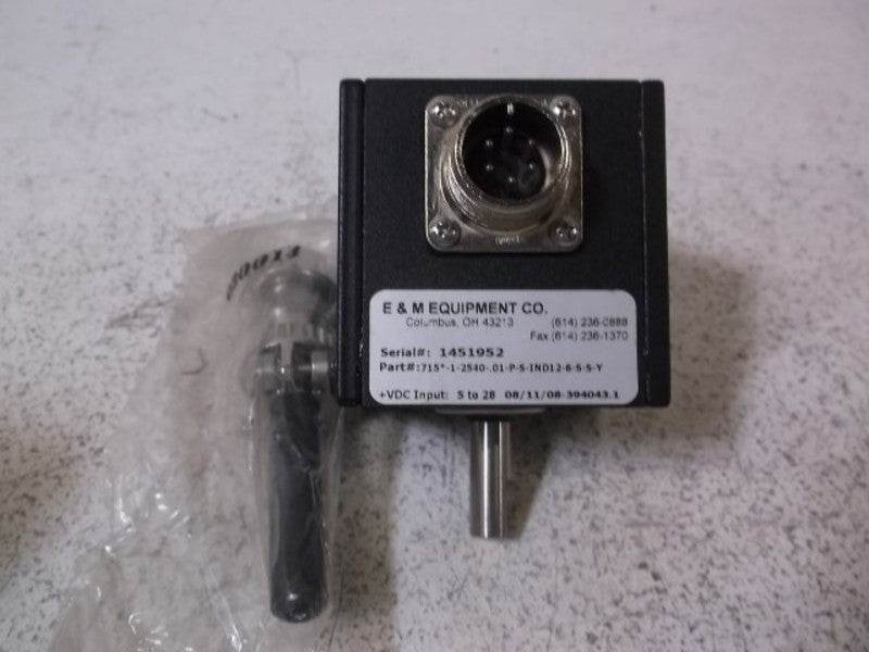 E & M 715-1-2540-01-P-S-IND12-6-S-S-Y ENCODER  NSMP