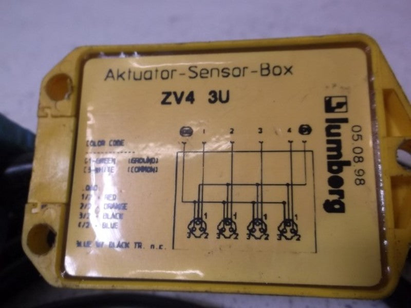 LUMBERG ZV4-3U CORDSET JUNCTION (AS PICTURED)  UNMP
