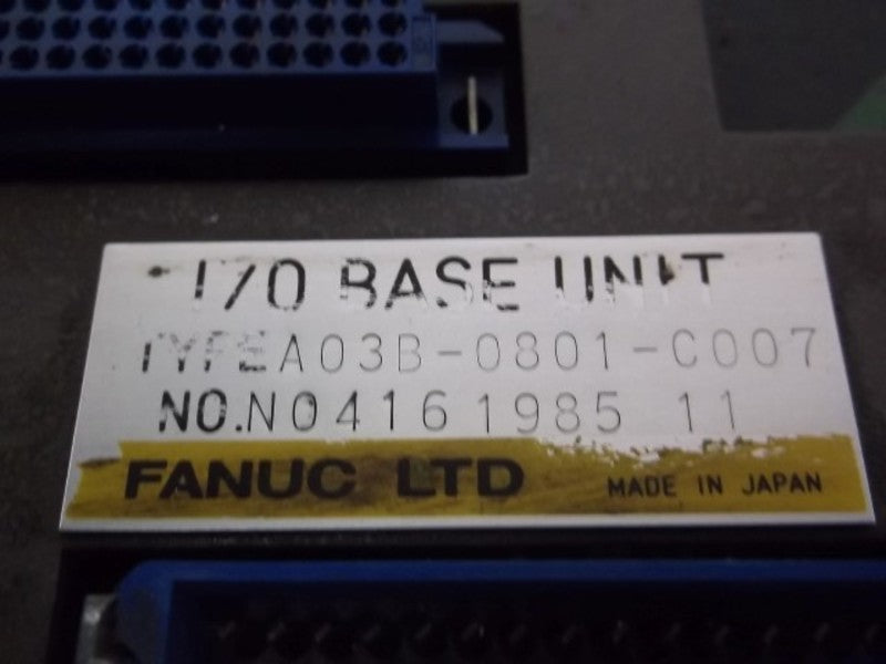FANUC A03B-0801-C007 INPUT/OUTPUT MODULE BASE  UNMP