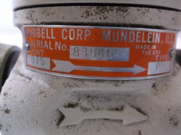 HUBBELL P60A VALVE  UNMP