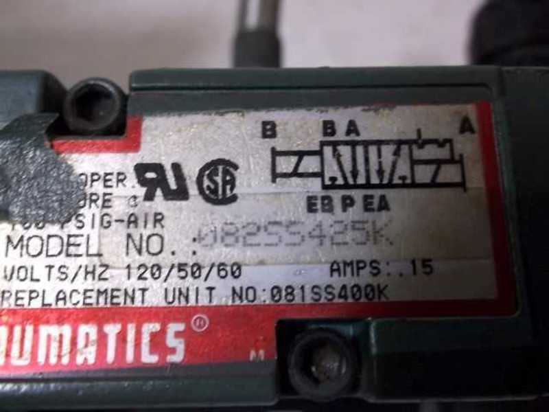 NUMATICS 082SS425K SOLENOID VALVE (AS PICTURED)  UNMP